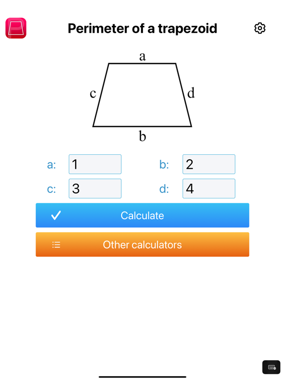 Screenshot #5 pour Calculatrice perimeter