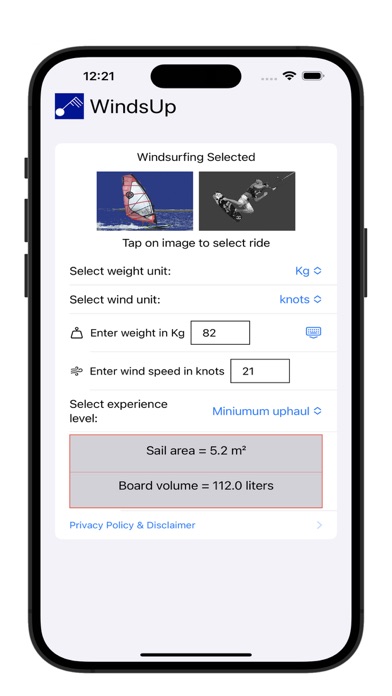 WindsUp Screenshot
