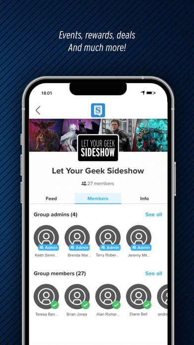 Sideshow Social Network Screenshot