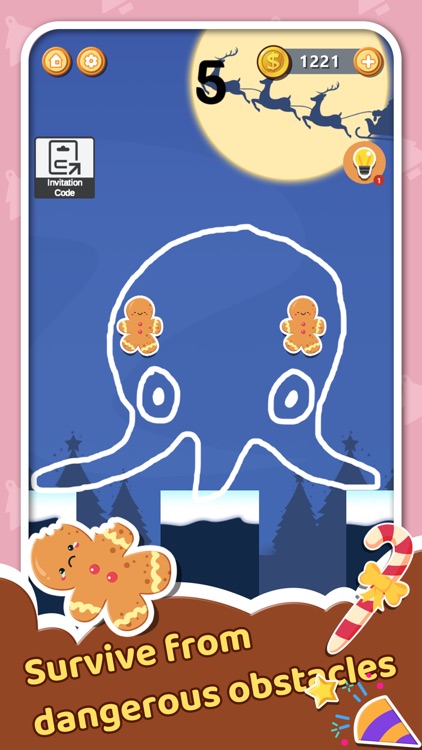 Draw Save Gingerbread Man