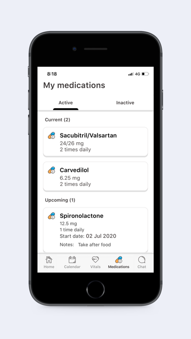 BiovitalsHF Screenshot