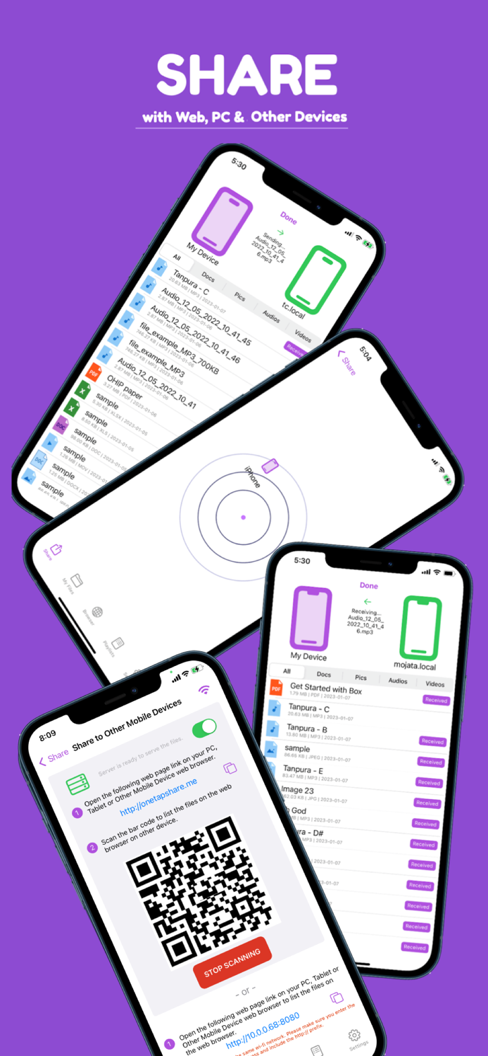 OneTap Share - Files Sharing