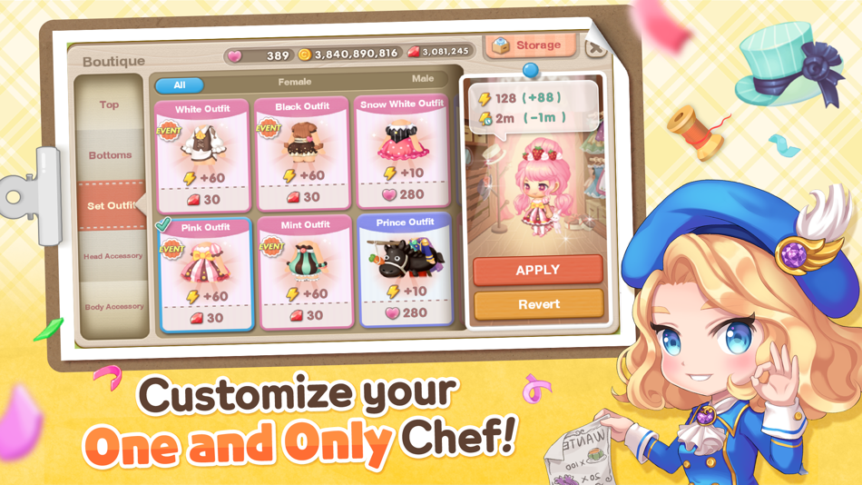 #5. My Secret Bistro (iOS) Bởi: LikeItGames Co., Ltd.