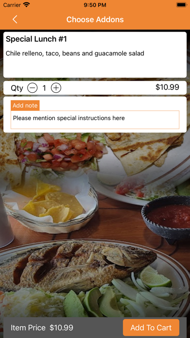 Casa Real Mexican Restaurant Screenshot