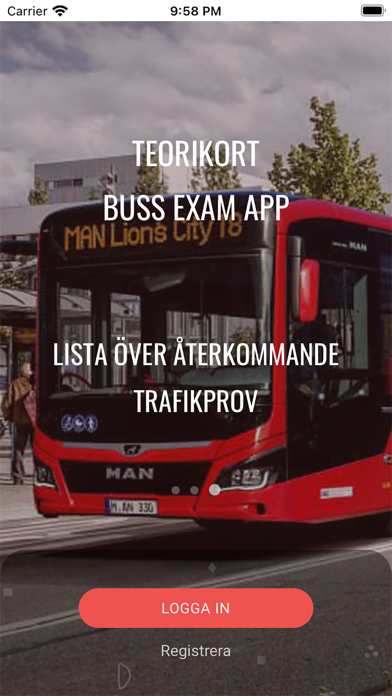 Busskörkort Screenshot