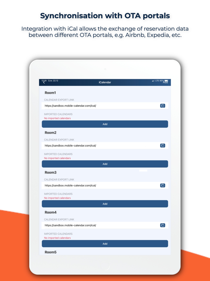 mobile-calendar booking system
