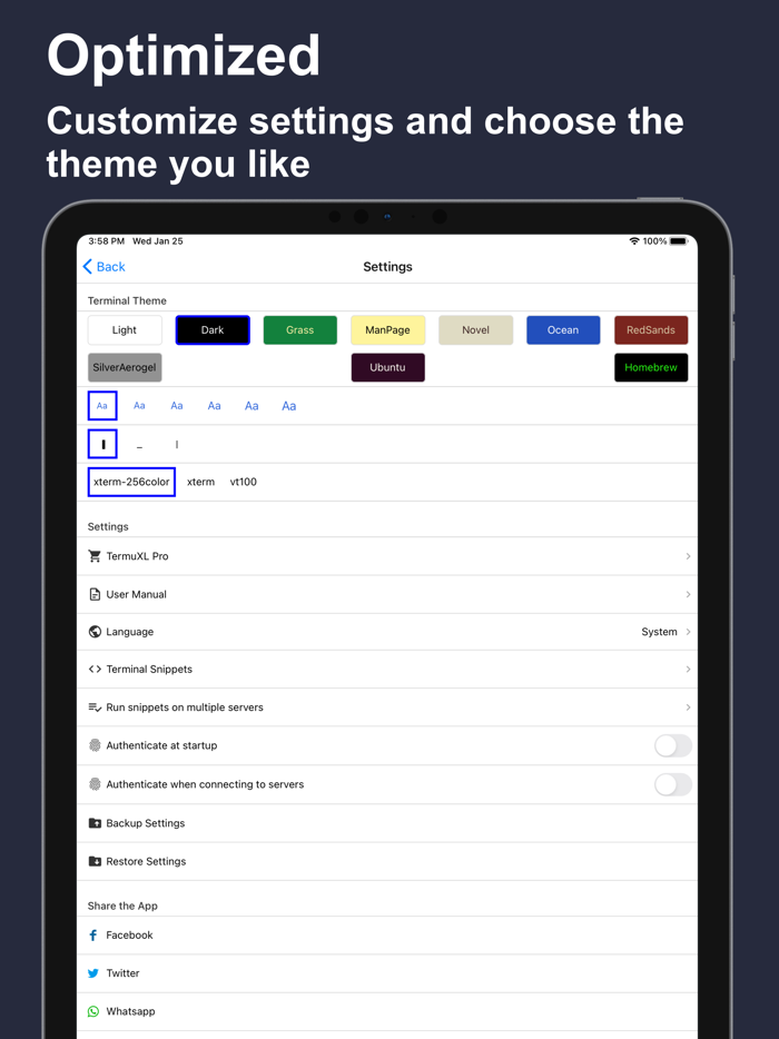 TermuXL SSH SFTP Shell