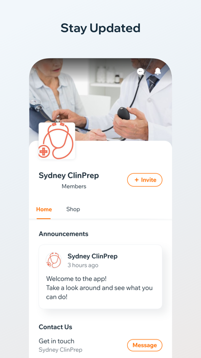 Sydney ClinPrep Screenshot