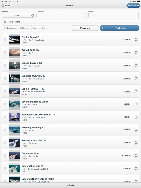Screenshot #5 pour Yachts For Sale