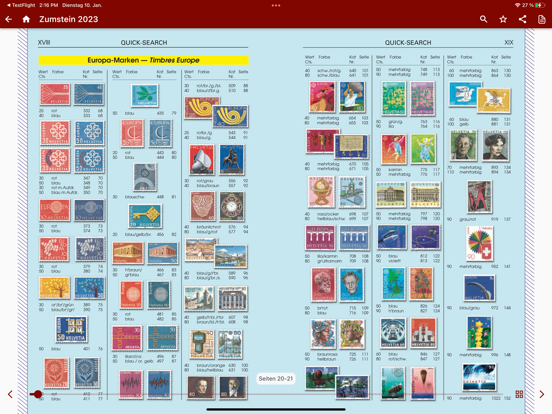 Zumstein 3.0 iPad screenshot 4 - Book app