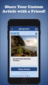 wereport news iphone screenshot 2