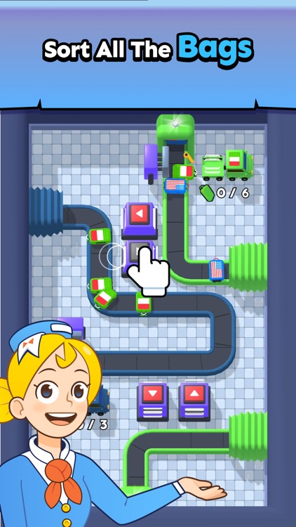 Airport swap: Puzzle game