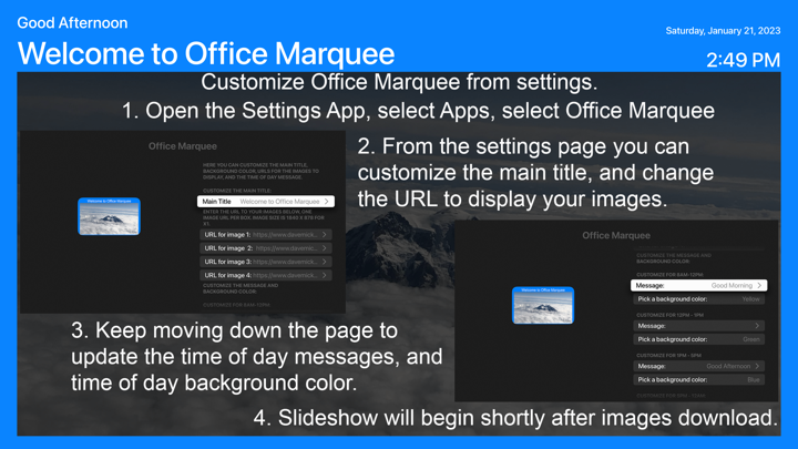 Screenshot #1 pour Office Marquee