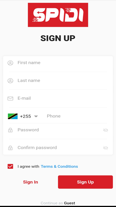 SPIDI Tanzania Screenshot