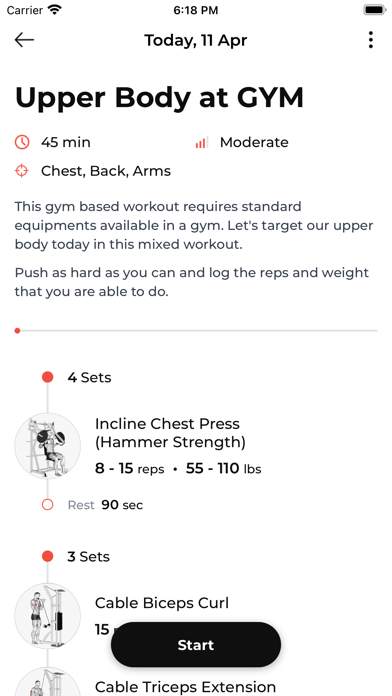 Back In Prime Fitness Screenshot