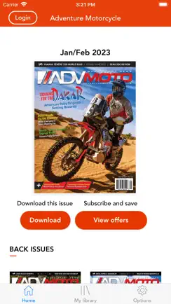 Adventure Motorcycle iPhone image 1