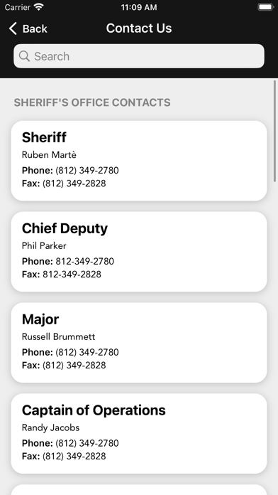 Monroe County Sheriff Indiana Screenshot