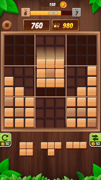 Screenshot #3 pour Block Puzzle - Wood Blast