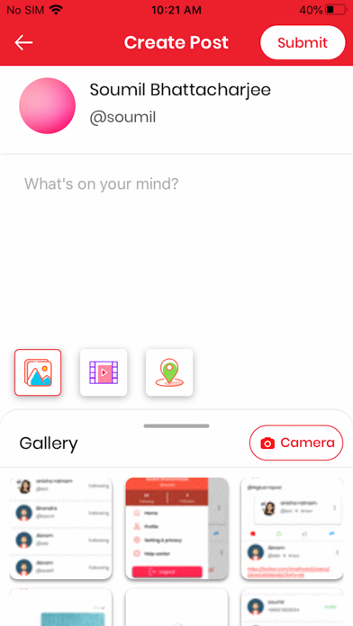 App screenshot