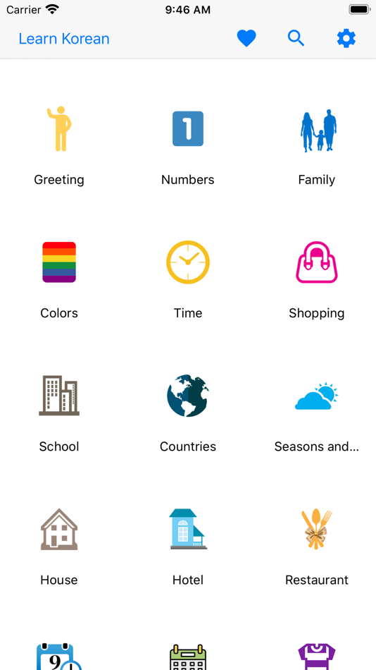 Learn Korean Offline Travel - 1.3.32 - (iOS)