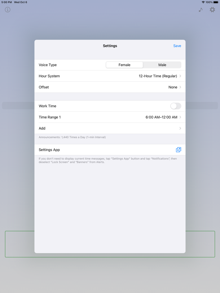 Japanese Voice Over Clock