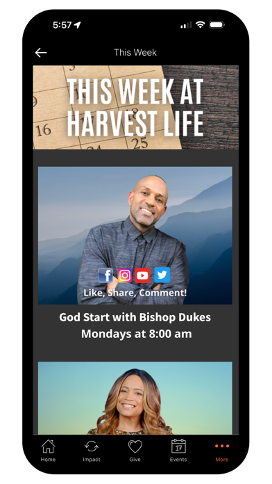 Harvest Life App Screenshot