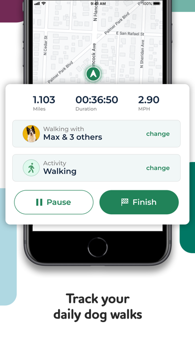 WoofTrax: Dog walk for charity Screenshot