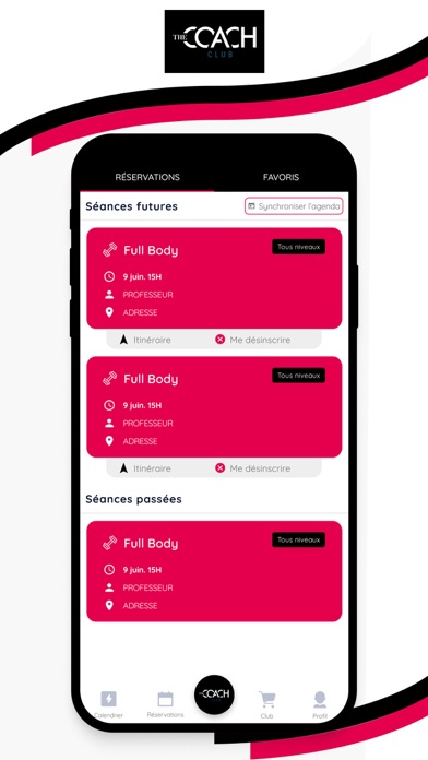 The Coach Club Screenshot