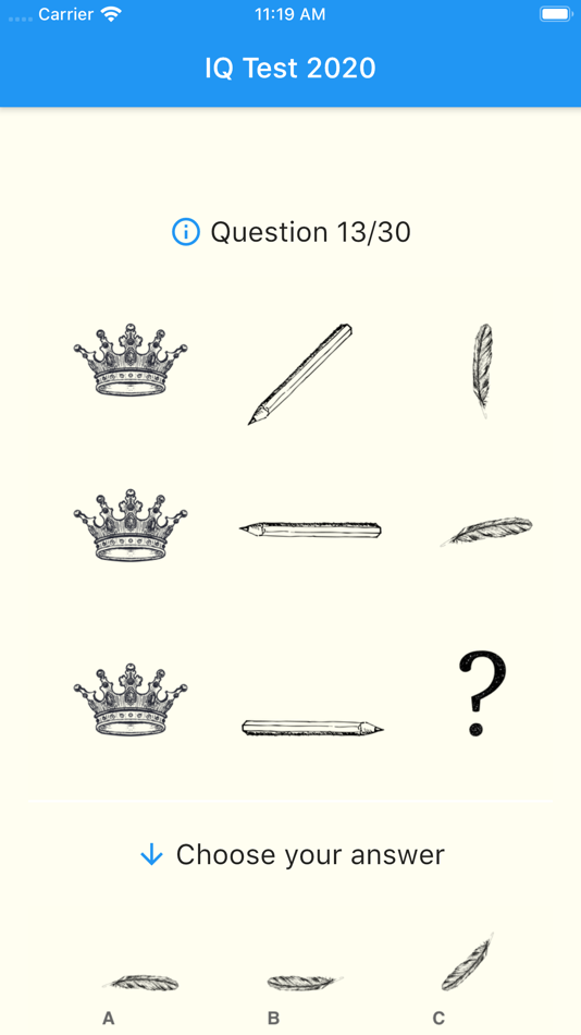 #3. IQ Test 2020 (iOS) 由: Ferran Espuna Prat