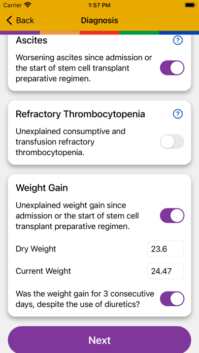 SOS/VOD Diagnosis and Grading Screenshot