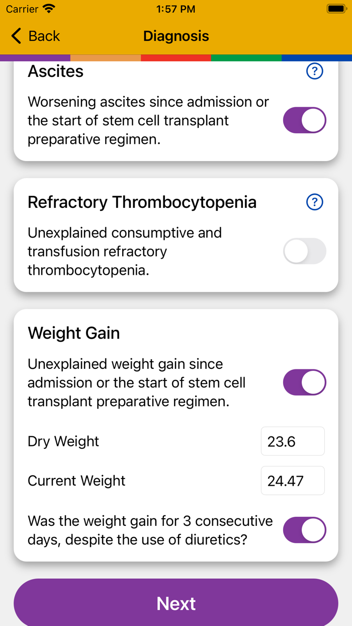 SOS-VOD Diagnosis and Grading