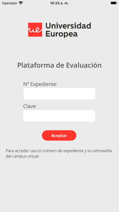 Screenshot #1 pour UE Evalua