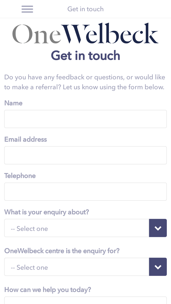 OneWelbeck Directory
