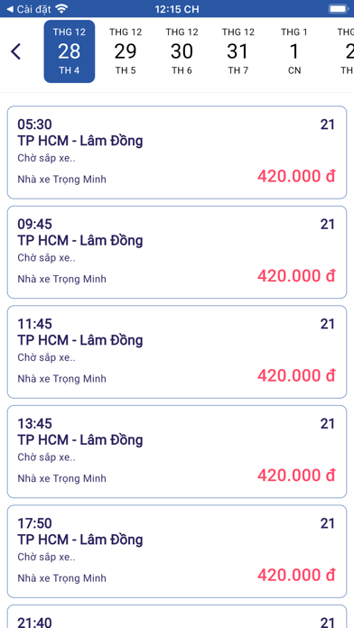 Bến xe Miền Tây Screenshot