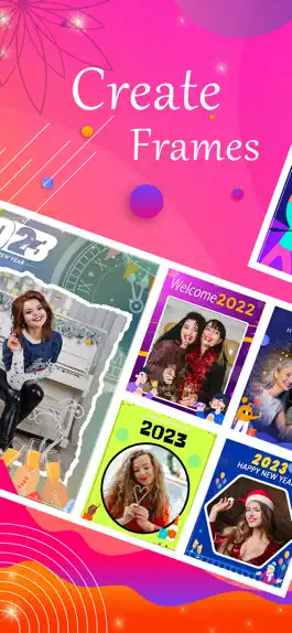 Game screenshot New Year Photo Frames Collage mod apk