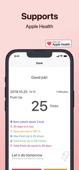 Game screenshot Push Up Counter! - Auto Count apk