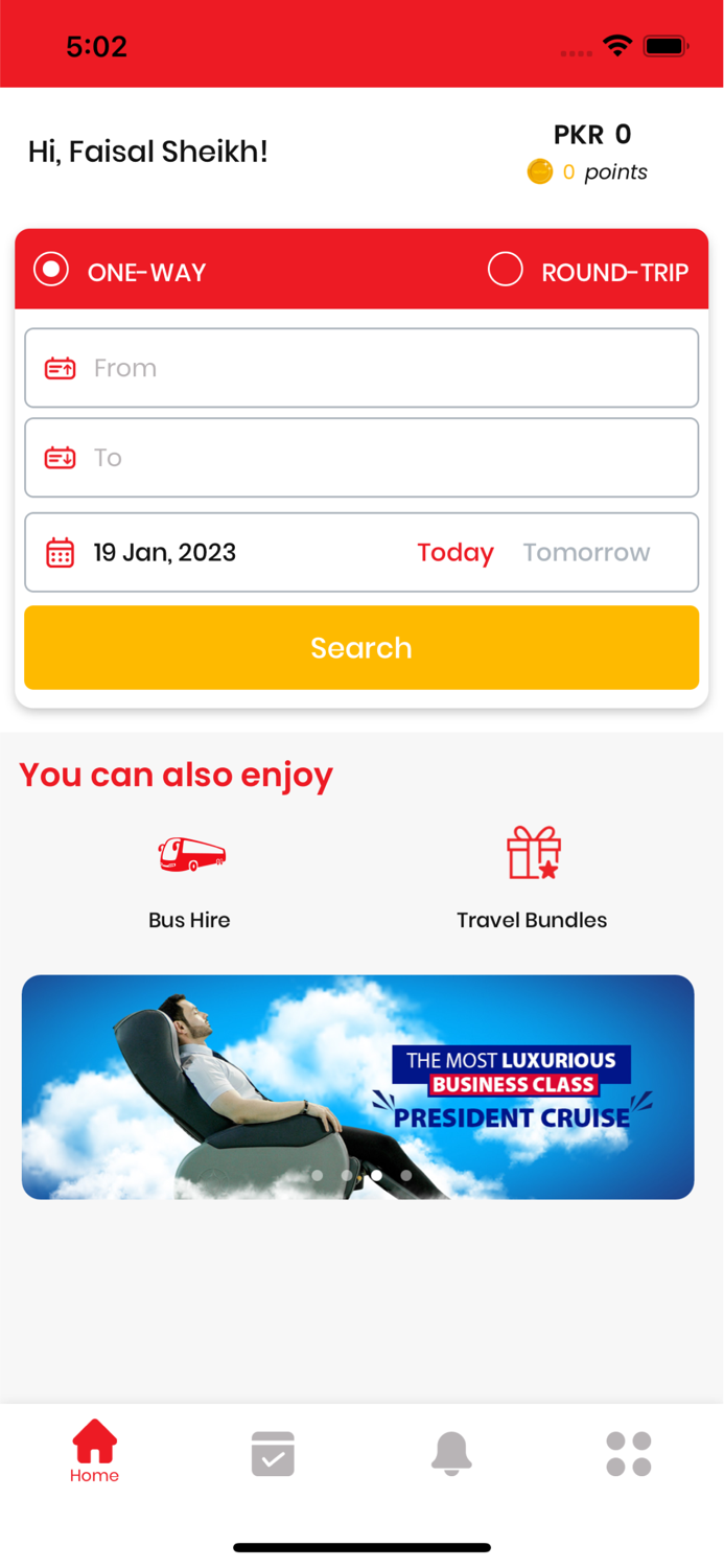 Road Master - Online Ticketing