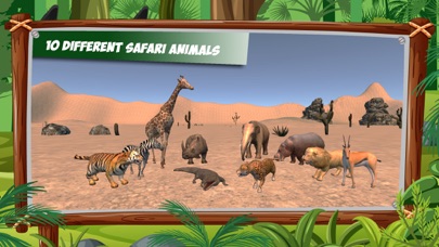 Safari Animals Simulator screenshot 1