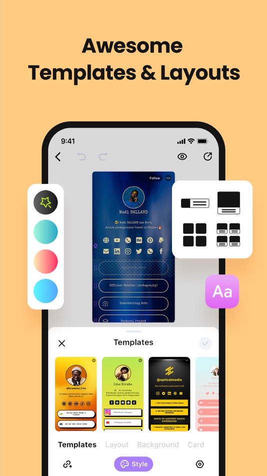 #5. Linkr: Link in Bio for Creator (iOS) 由: Levermore Limited