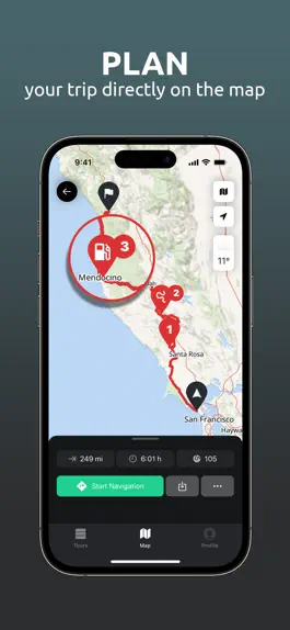 Game screenshot calimoto Motorcycle Routes hack