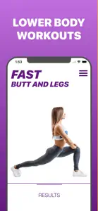 Fast Butt and Legs Workouts screenshot #5 for iPhone