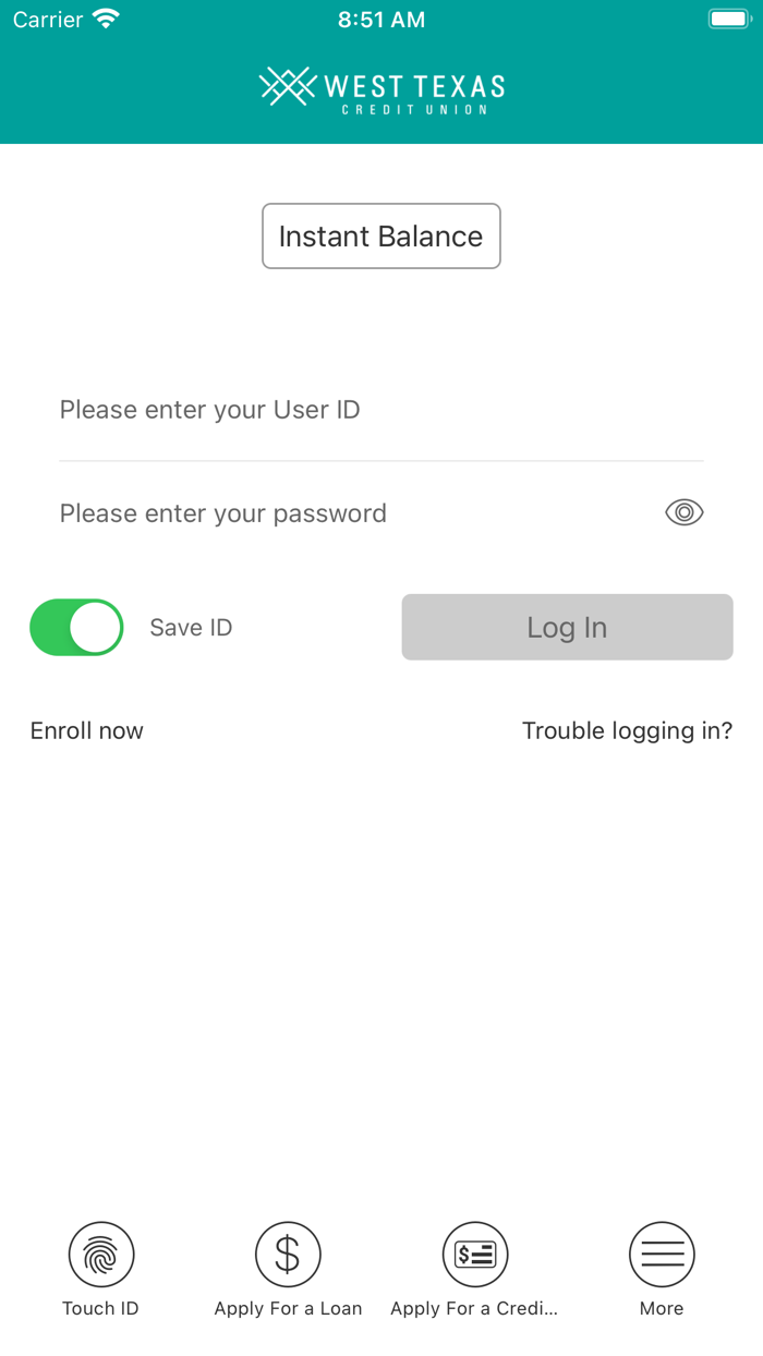 West Texas Credit Union Mobile