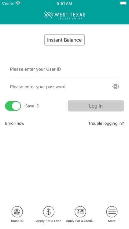West Texas Credit Union Mobile