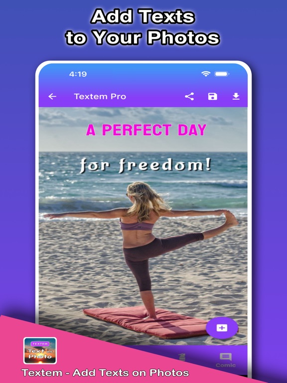 Screenshot #4 pour Textem Pro - Add Text on Photo