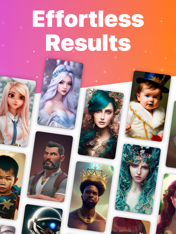 Avatar Maker & AI Art iPad screenshot 6 - Graphics & Design app