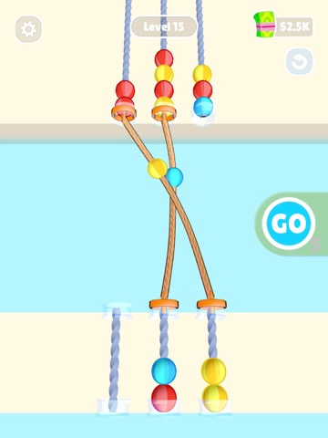 Balls and Ropes Sorting Puzzleのおすすめ画像1