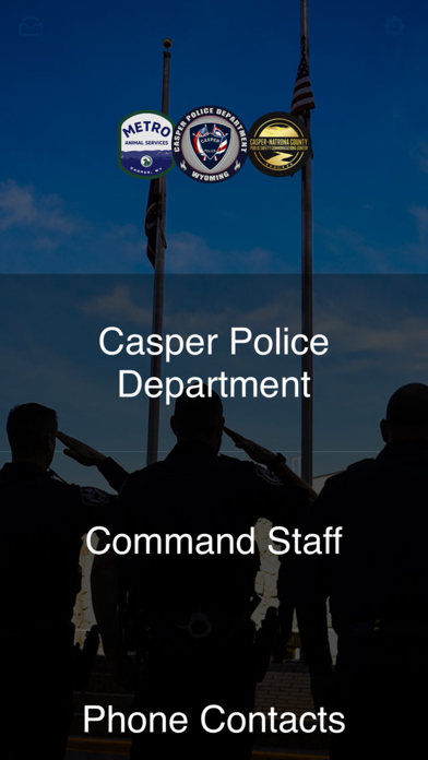 Casper Police Department Screenshot