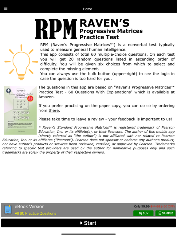 Screenshot #4 pour RPM Practice Test Pro