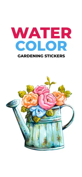 Game screenshot Watercolor Gardening Sticker mod apk