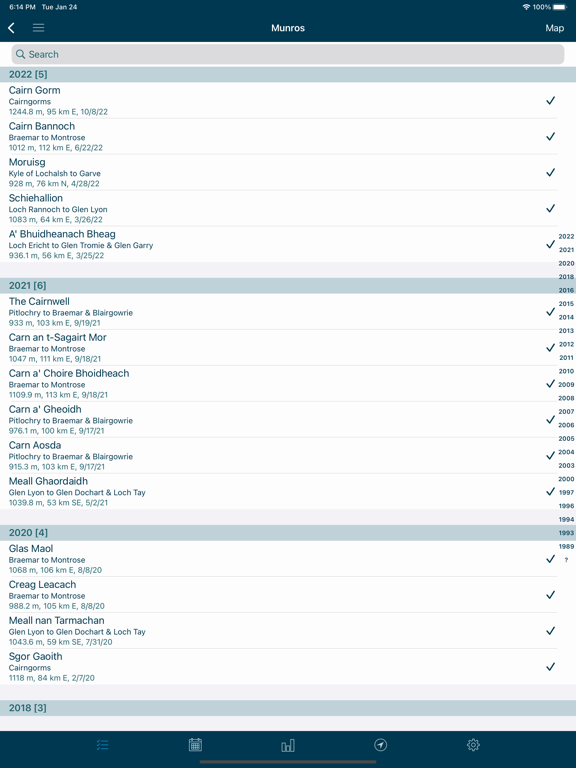Screenshot #5 pour Hill Lists